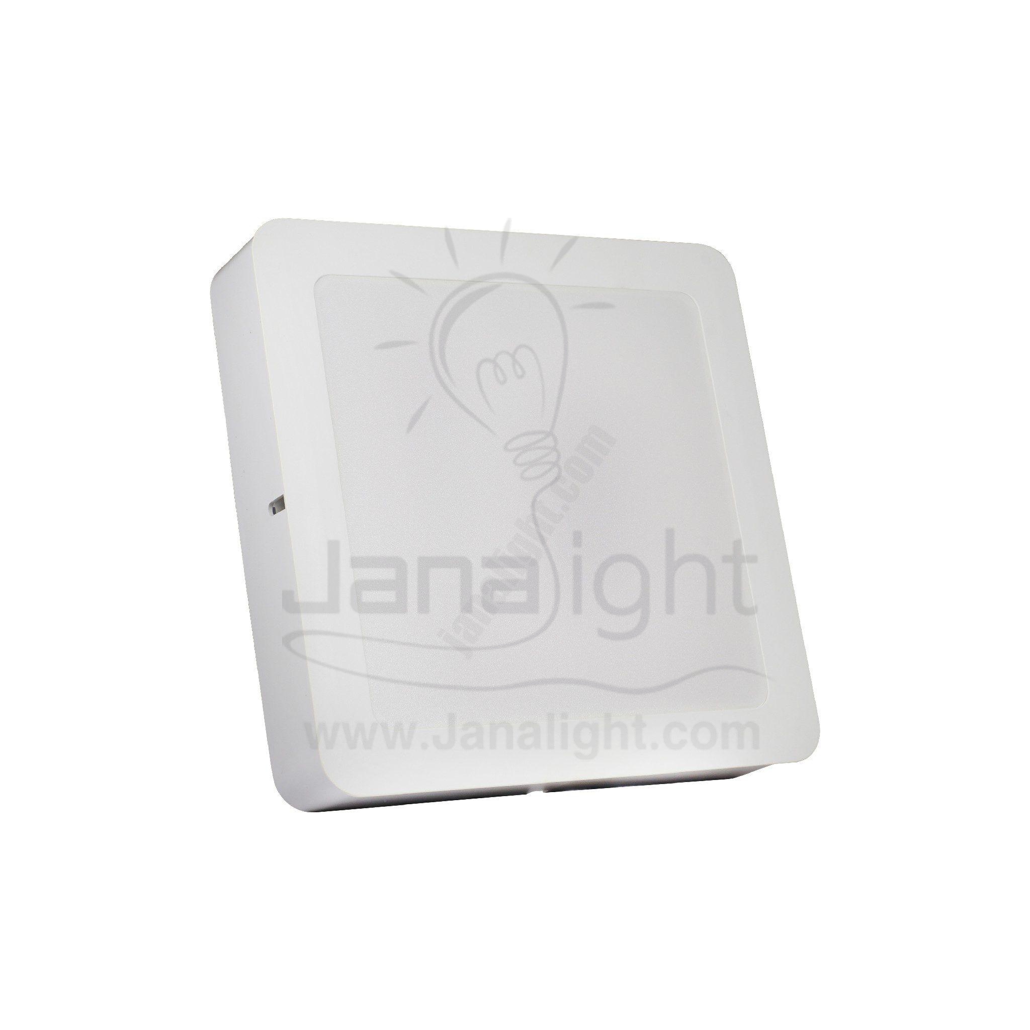 سبوت بانيل 24 وات لطش مربع وورم بلاستيك اليوس Elios warm square 24 watt Surface downlight panel